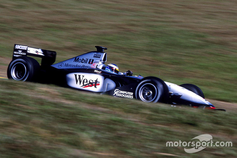 Ganador del GP de Brasil 1999: Mika Hakkinen, McLaren