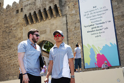 Rio Haryanto, Manor Racing walks the circuit with the team