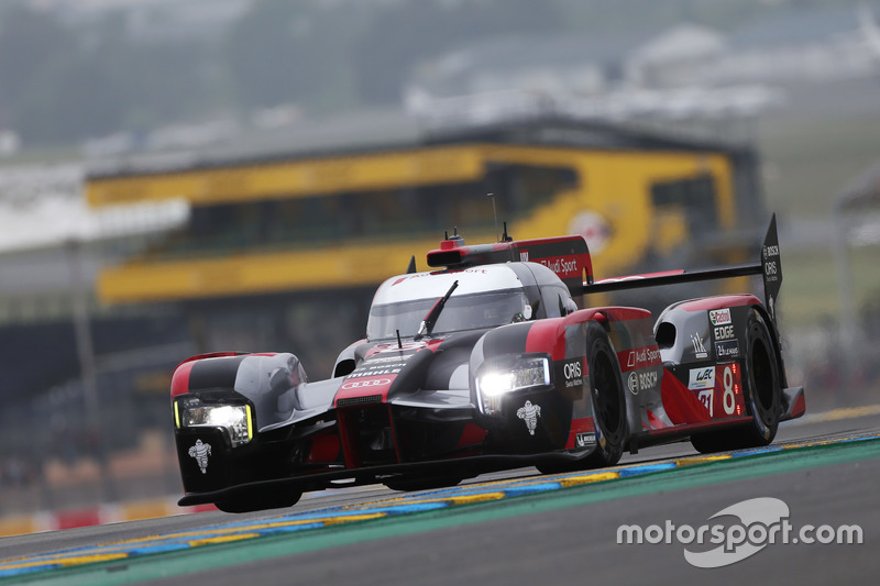 #8 Audi Sport Team Joest, Audi R18 e-tron quattro: Lucas di Grassi, Loic Duval, Oliver Jarvis