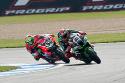 Tom Sykes, Kawasaki Racing Team, Davide Giugliano, Aruba.it Racing - Ducati Team