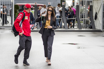 Kimi Raikkonen, Ferrari avec sa femme Minttu Virtanen