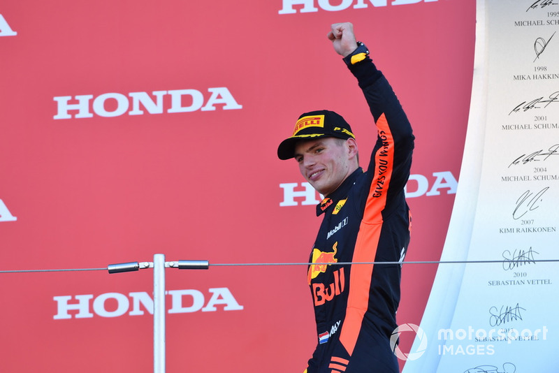 Третє місце Макс Ферстаппен, , Red Bull Racing, на подіумі