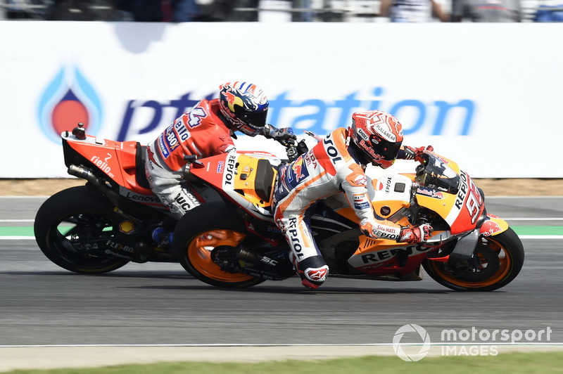 Andrea Dovizioso, Ducati Team, Marc Marquez, Repsol Honda Team