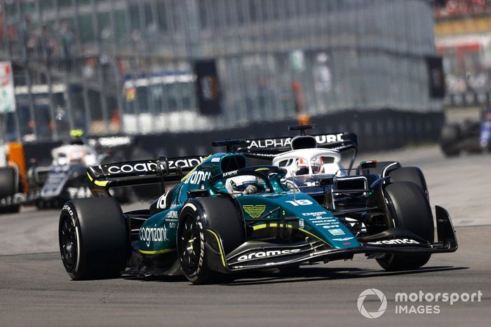 Lance Stroll, Aston Martin AMR22, Pierre Gasly, AlphaTauri AT03