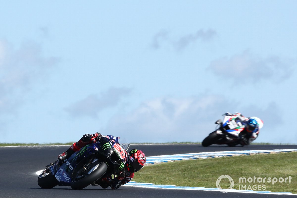 Quartararo says his Yamaha's corner speed strong suit isn't helpful in battle with other bikes