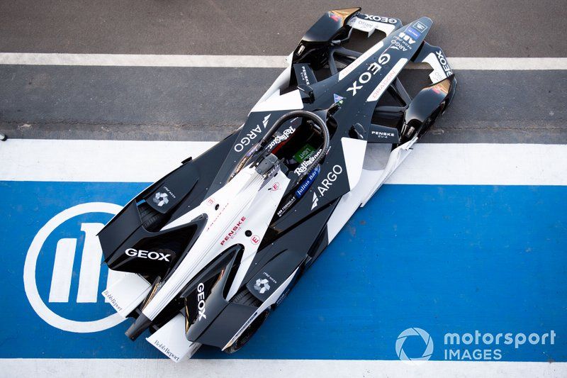 Nico Müller, Dragon Racing, Penske EV-4 in the pit lane