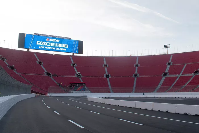 Pista del Memorial Coliseum de Los Ángeles