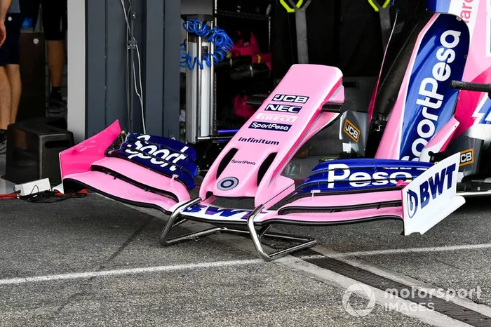 Alerón delantero del Racing Point RP19 