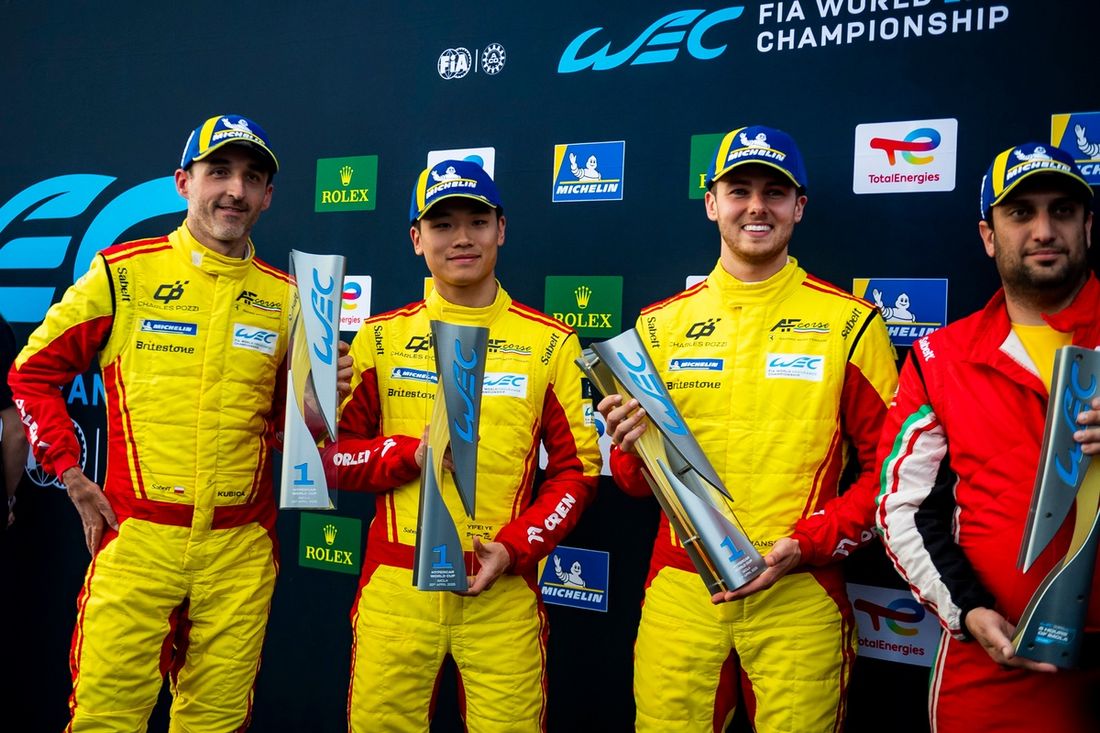 #83 AF Corse Ferrari 499P: Robert Kubica, Yifei Ye, Philip Hanson