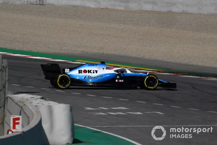 Trompo de Robert Kubica, Williams FW42