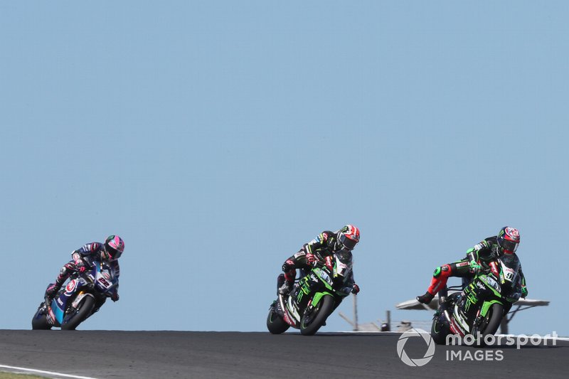 Alex Lowes, Jonathan Rea et Leon Haslam