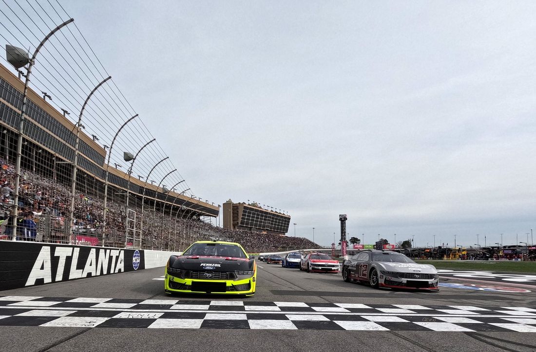 Austin Cindric, Equipo Penske Ford, Ryan Blaney, Equipo Penske Ford