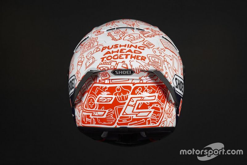 Casco de Marc Marquez, Repsol Honda Team