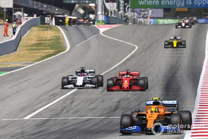 Sebastian Vettel, Ferrari SF1000, Daniil Kvyat, AlphaTauri AT01