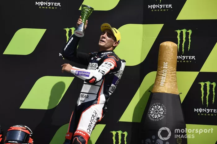 Podio: segundo lugar Albert Arenas, Aspar Team