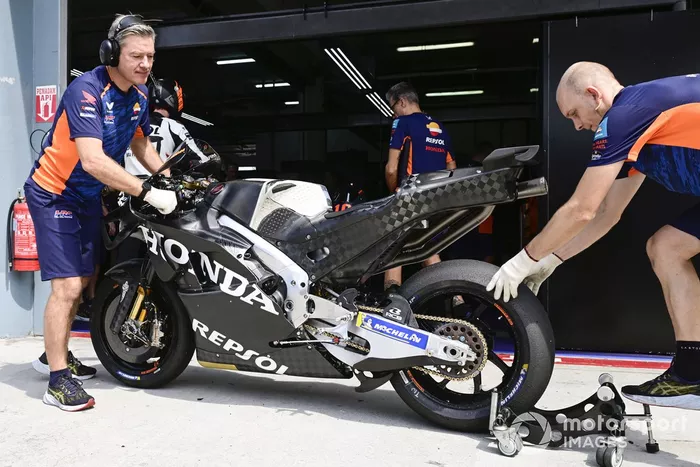 Moto del team Repsol Honda