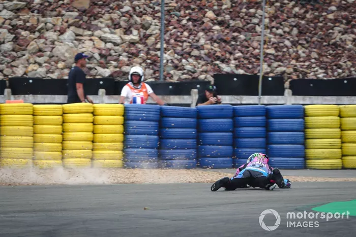 Fabio Quartararo, chute Yamaha Factory Racing
