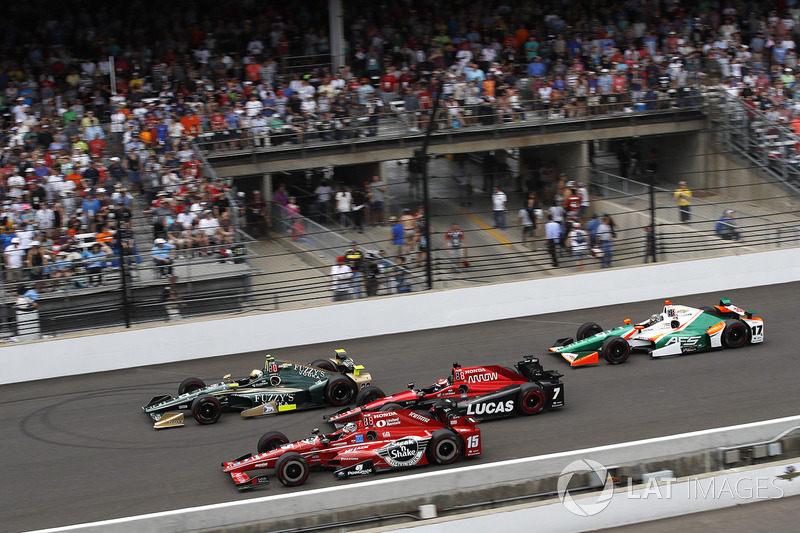 Ed Carpenter, Ed Carpenter Racing Chevrolet Graham Rahal, Rahal Letterman Lanigan Racing Honda Mikha