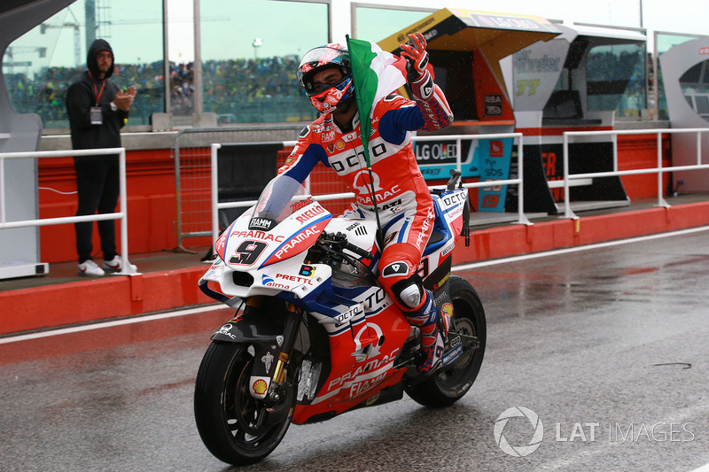 Second place Danilo Petrucci, Pramac Racing
