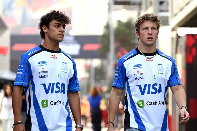 Liam Lawson, Racing Bulls, Arvid Lindblad, Racing Bulls