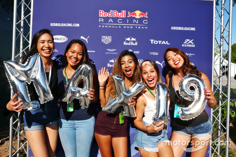 Fans of Max Verstappen, Red Bull Racing