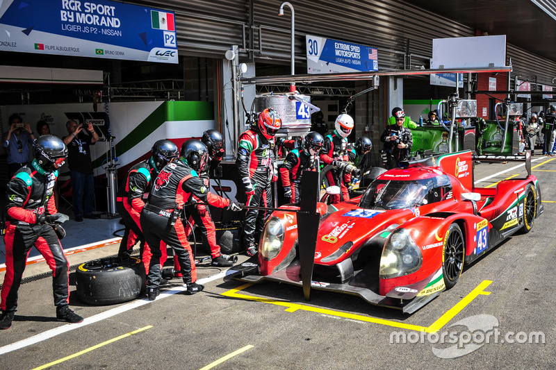 #43 RGR Sport by Morand Ligier JSP2 - Nissan: Ricardo Gonzalez, Filipe Albuquerque, Bruno Senna