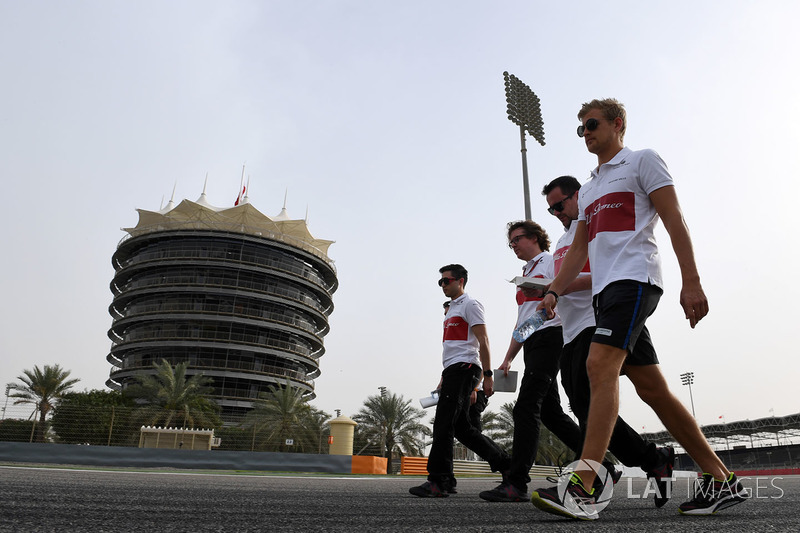 Marcus Ericsson, Sauber berjalan di trek