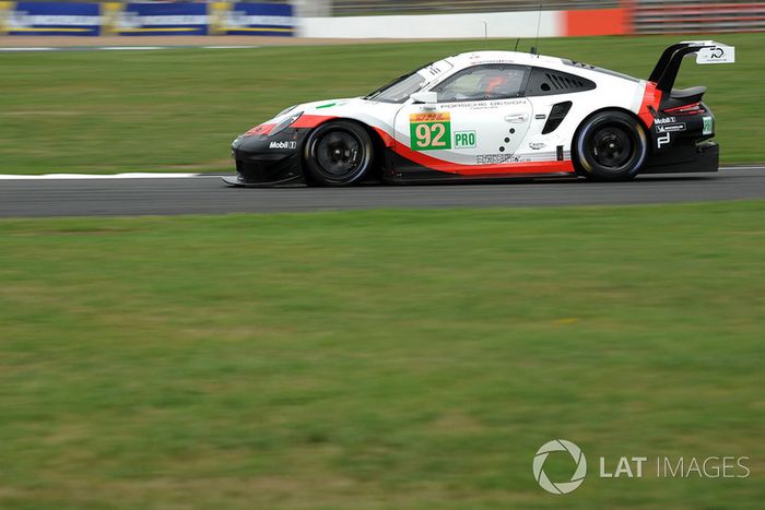 #92 Porsche GT Team Porsche 911 RSR: Michael Christensen, Kevin Estre, Laurens Vanthoor, Dirk Werner 