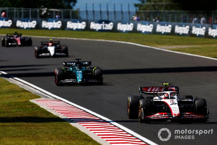 Nico Hulkenberg, Haas VF-23, Lance Stroll, Aston Martin AMR23, Yuki Tsunoda, AlphaTauri AT04