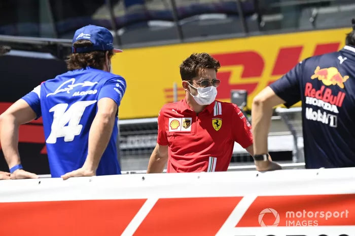 Fernando Alonso, Alpine F1, Charles Leclerc, Ferrari,