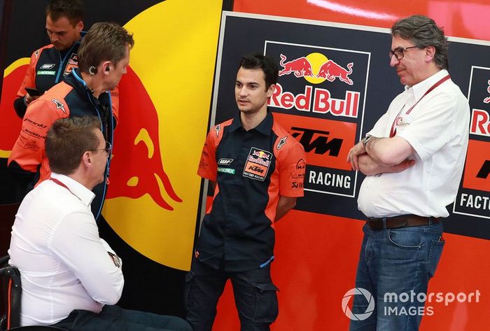 Pit Beirer, Mike Leitner, Red Bull KTM Factory Racing, Dani Pedrosa, Red Bull KTM Factory Racing Test Rider, Stefan Pierer, CEO KTM Group