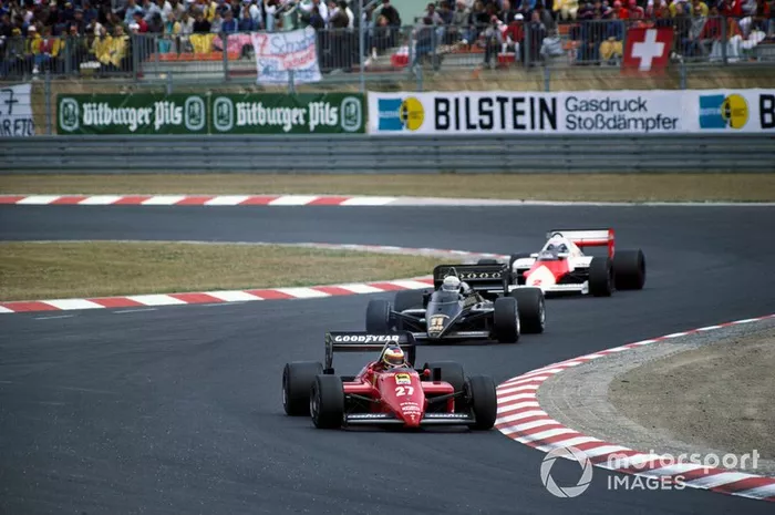 Michele Alboreto, Elio de Angelis e Alain Prost