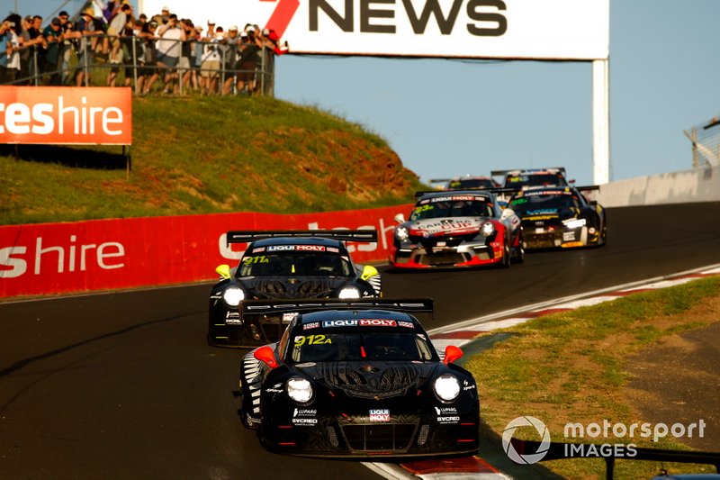 #912 EBM Porsche 911 GT3-R: Dirk Werner, Dennis Olsen, Matt Campbell