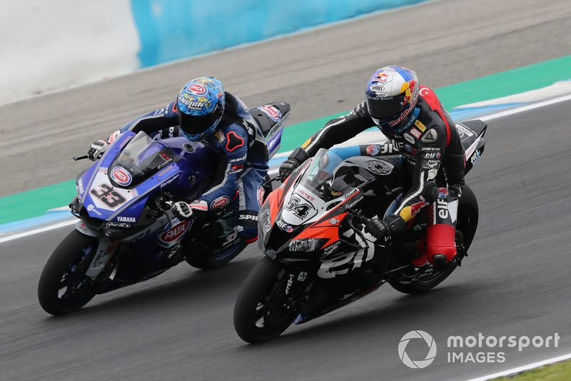 #54 Kawasaki Puccetti Racing: Toprak Razgatlioglu, #33 GRT Yamaha Official: Marco Melandri