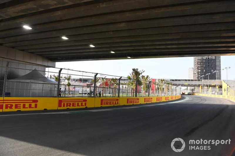 Jeddah Street Circuit corner 2 and 3 detail 
