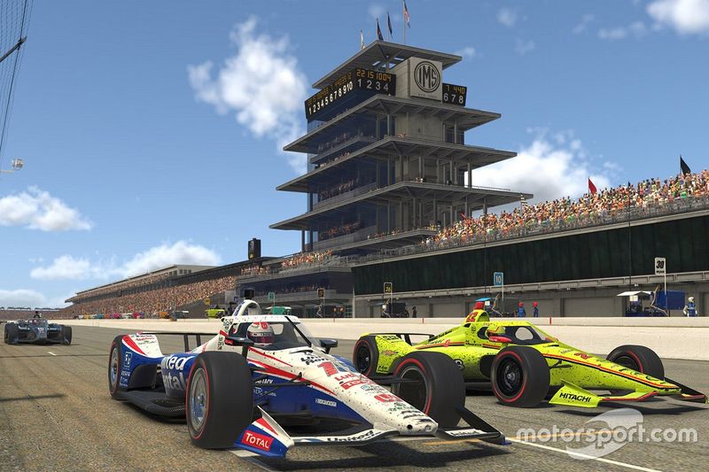 Graham Rahal, Rahal Letterman Lanigan Racing and Simon Pagenaud, Team Penske