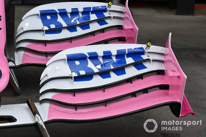 Racing Point front wing detail