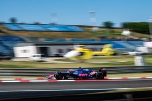Paul Aron, Alpine, pruebas Pirelli Hungaroring