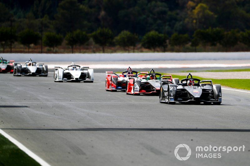 Sébastien Buemi, Nissan e.Dams, Nissan IMO2 Daniel Abt, Audi Sport ABT Schaeffler, Audi e-tron FE06, Pascal Wehrlein, Mahindra Racing, M6Electro 