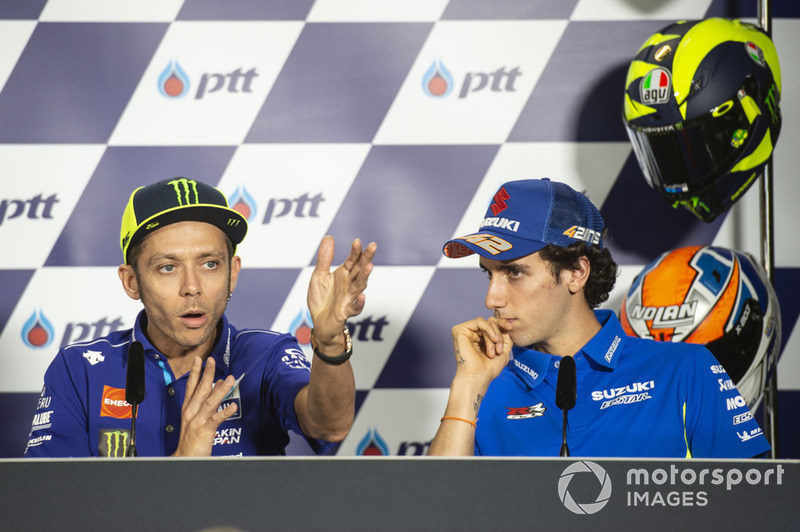 Valentino Rossi, Yamaha Factory Racing, Alex Rins, Team Suzuki MotoGP