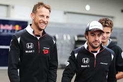 Jenson Button, McLaren y Fernando Alonso, McLaren