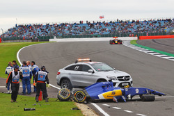 Маркус Ерікссон, Sauber C35 розбив машину під час третьої практики