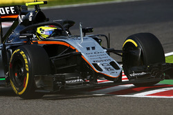 Sergio Perez, Sahara Force India F1 VJM09, avec le Halo