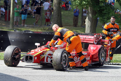 Scott Dixon, Chip Ganassi Racing Chevrolet spins during warmup