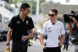 Esteban Ocon, Renault Sport F1 Team Test Driver with Stoffel Vandoorne, McLaren Test and Reserve Driver