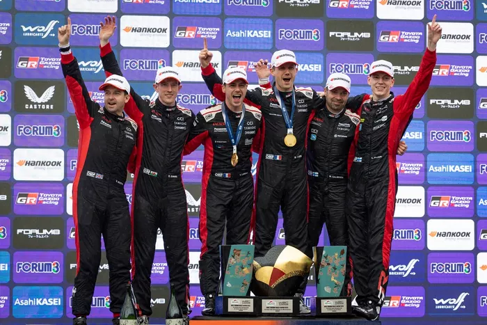Elfyn Evans, Scott Martin, Toyota Gazoo Racing WRT Toyota GR Yaris Rally1, Sébastien Ogier, Vincent Landais, Toyota Gazoo Racing WRT Toyota GR Yaris Rally1, Sami Pajari, Marko Salminen, Toyota Gazoo Racing WRT Toyota GR Yaris Rally1