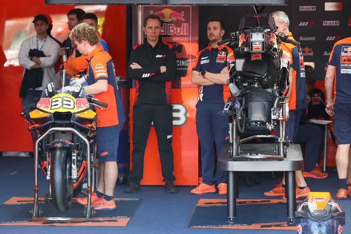 Red Bull KTM Factory Racing bikes