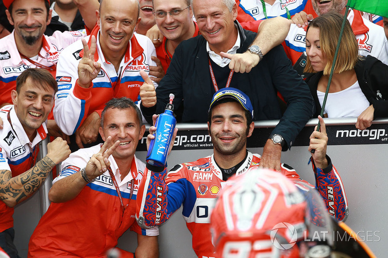Second place Danilo Petrucci, Pramac Racing