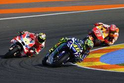 Valentino Rossi, Yamaha Factory Racing, Andrea Iannone, Ducati Team, Marc Marquez, Repsol Honda Team