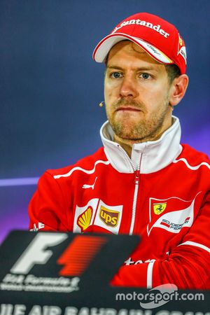 Post-race press conference: race winner Sebastian Vettel, Ferrari